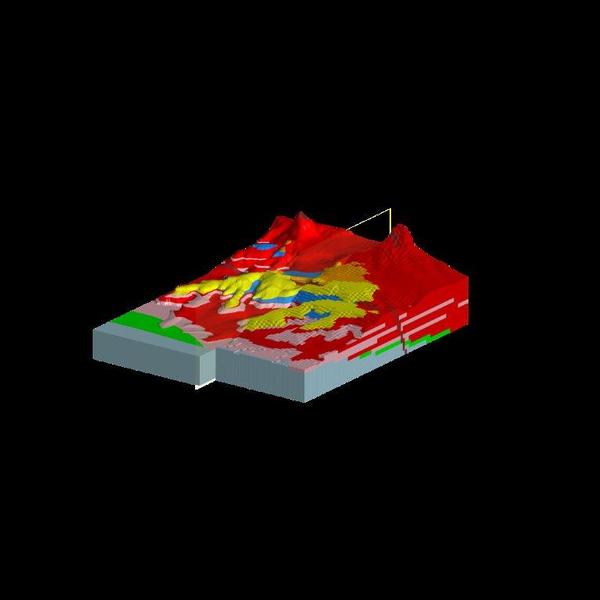 Leapfrog Geothermal 2.3 - geological model